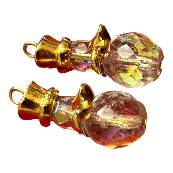 Crystal snowmen earrings - Picture 2 of 3